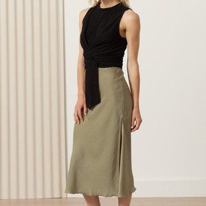 Modern citizen Elliot silken midi skirt